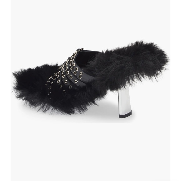 Jeffrey Campbell Fuzz Out Slide Sandal - Picture 2 of 6